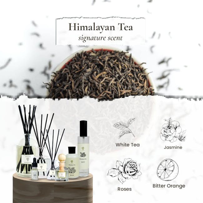 Pristine Aroma  Reed Diffuser - Himalayan Tea (3 Sizes) - 1