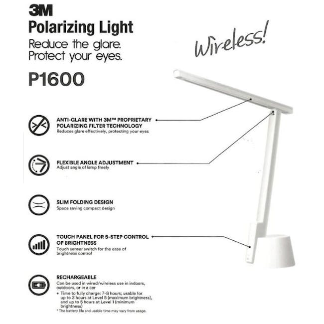 3M Polarizing Desk Lamp P1600 - 2