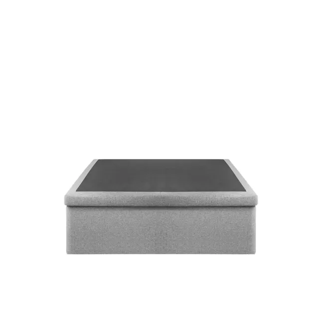 Vera Single Storage Bed - Dew (Eco Clean Fabric) - 7 - Modern minimalist sofa, sleek design, gray fabric upholstery