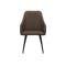 Charlie Dining Armchair - Dark Brown (Faux Leather) - 2