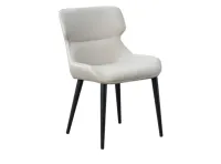 Santiago Dining Chair - Beige (Faux Leather)