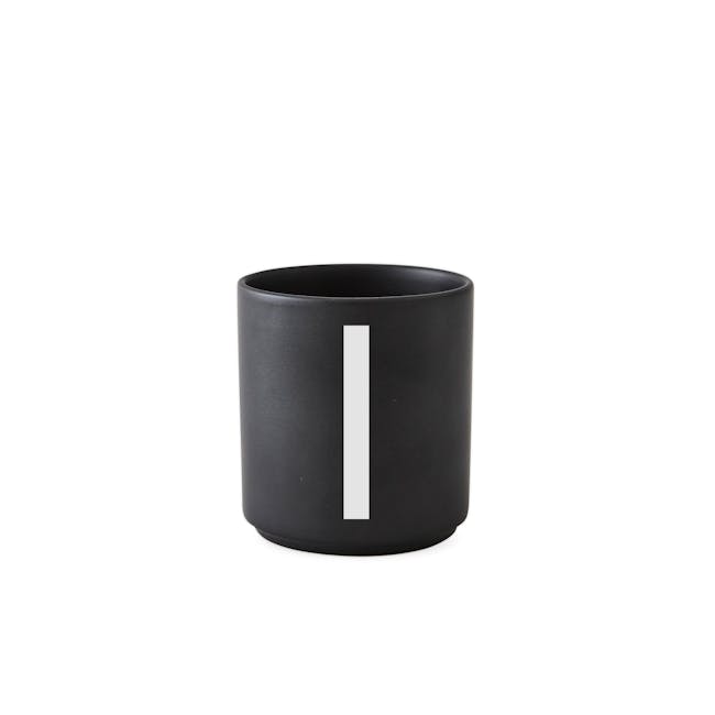 Personal Porcelain Cup (A-J) - Black - 9