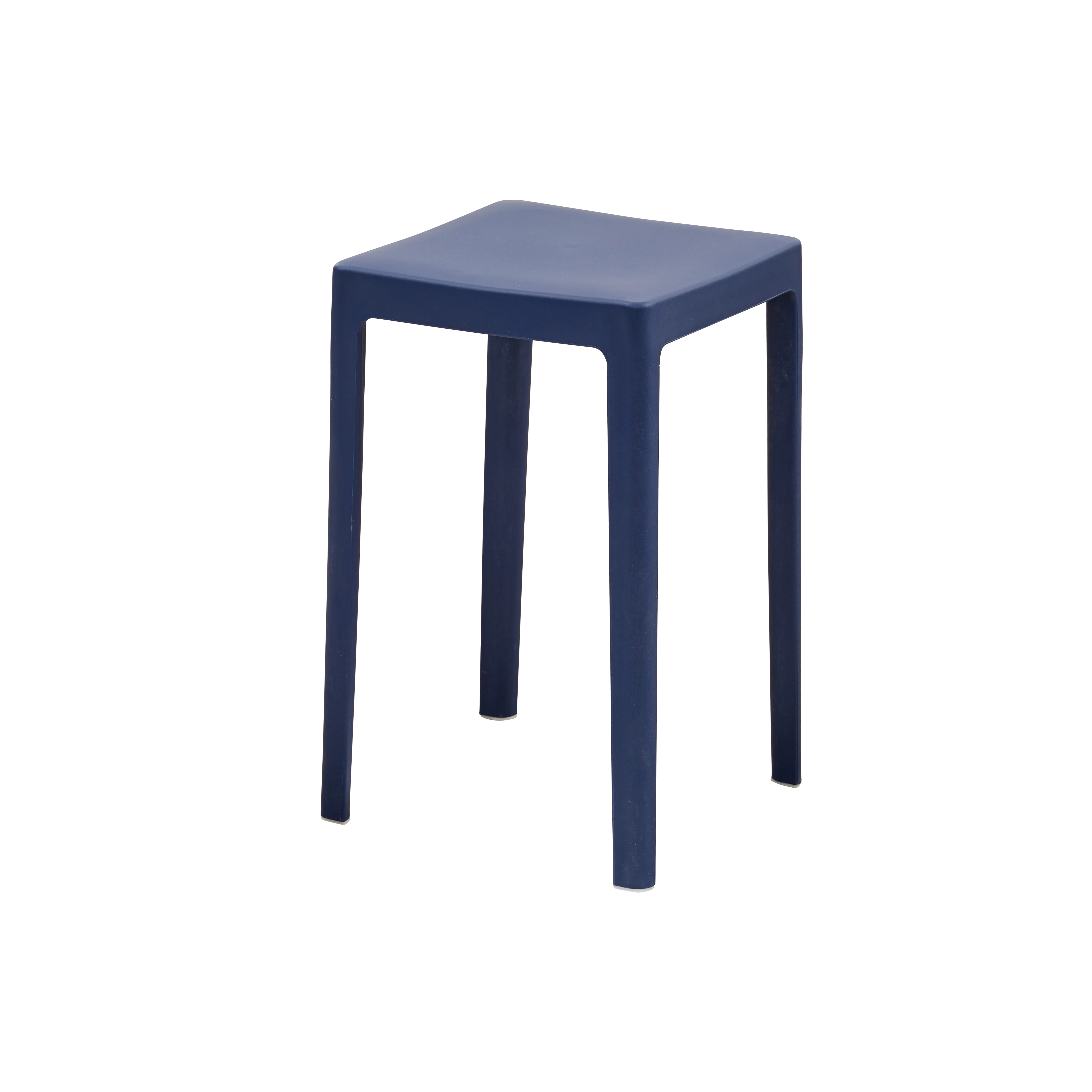 Etta Stackable Stool - Midnight Blue, HV Basic Storage & Accent ...