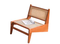 Solana Rattan Lounge Chair - Honey Oak