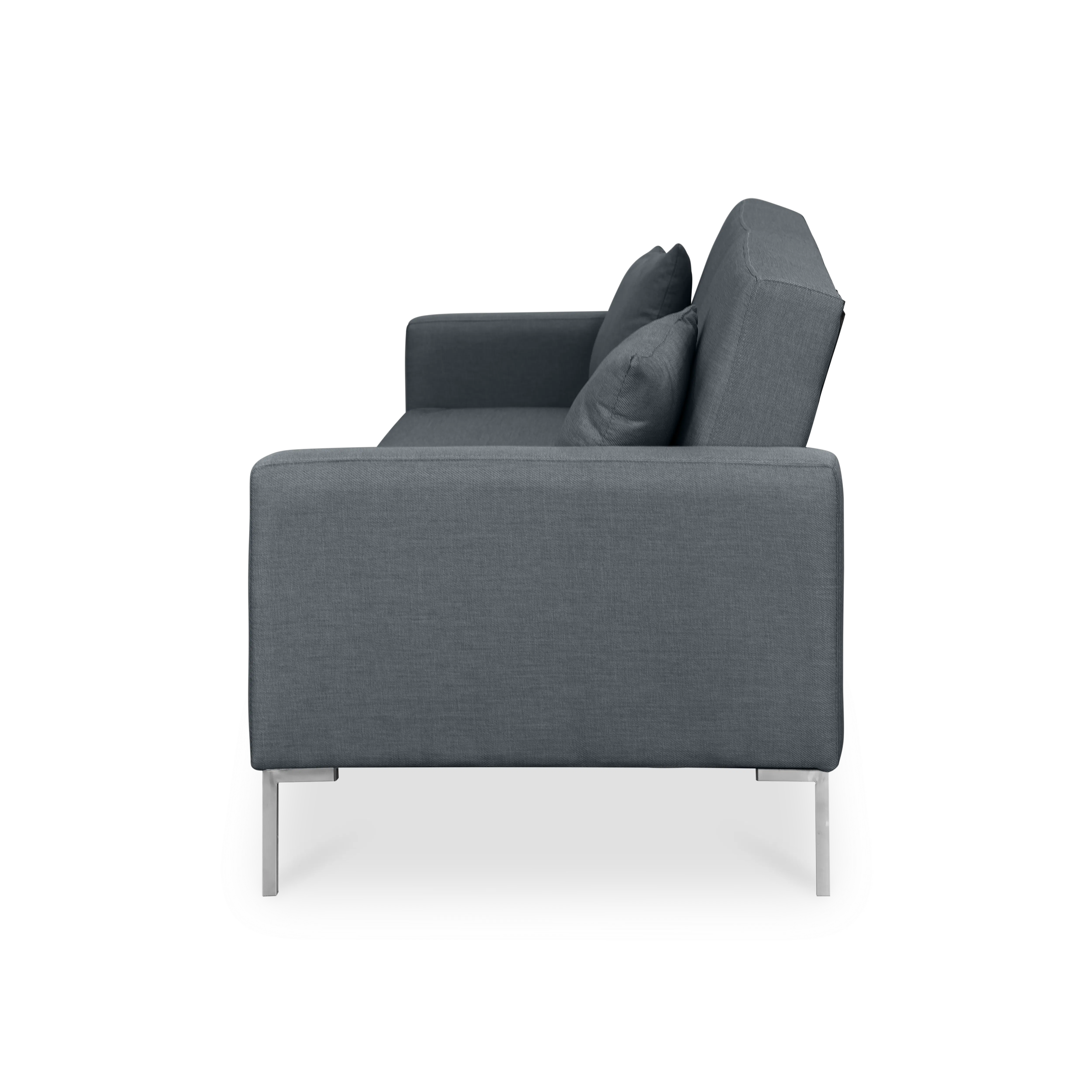 Leslie 3 Seater Sofa Bed - Hailstorm (Fabric) - 7