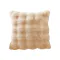 Luxe Faux Fur Cushion - Taupe