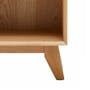 Rho Single Drawer Bedside Table - Oak - 2
