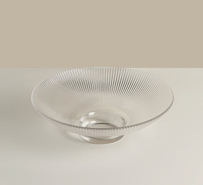Reagan Glass Display Bowl - Clear - Small - 2