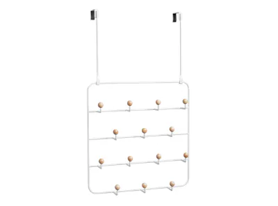 Estique Over-the-Door Multi Organiser - White, Natural