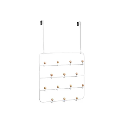 Estique Over-the-Door Multi Organiser - White, Natural