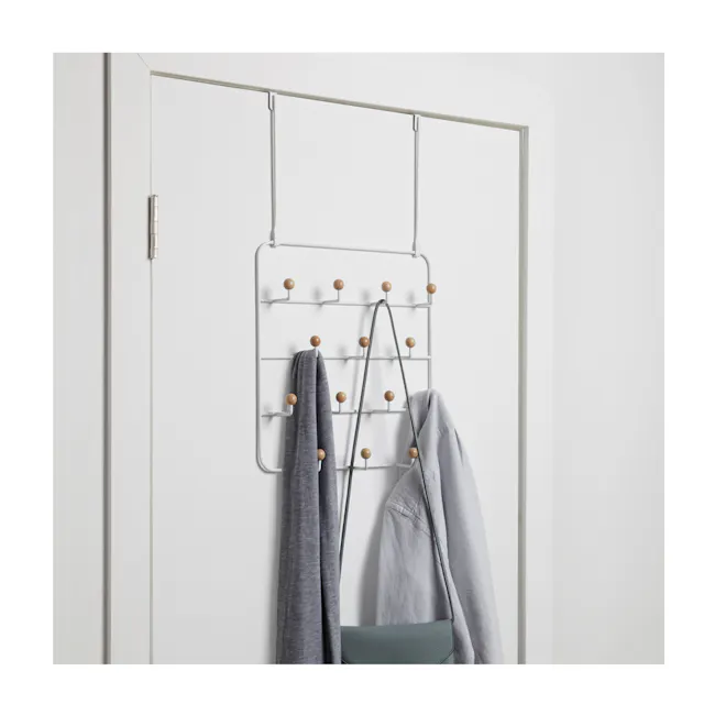 Estique Over-the-Door Multi Organiser - White, Natural - 2