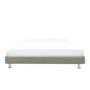 ESSENTIALS King Divan Bed - Taupe (Faux Leather) - 0