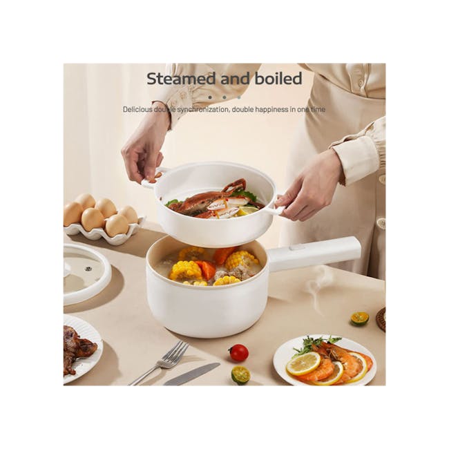 ARDEN Kitchen Multi-Functional Electric Hot Pot - 3 - Steamed and boiled, delicious double synchronization, double happiness