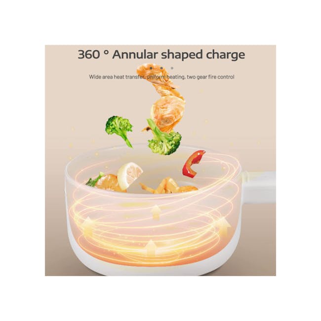 ARDEN Kitchen Multi-Functional Electric Hot Pot - 4 - 360° Annular shaped charge, Wide area heat transfer, uniform heating