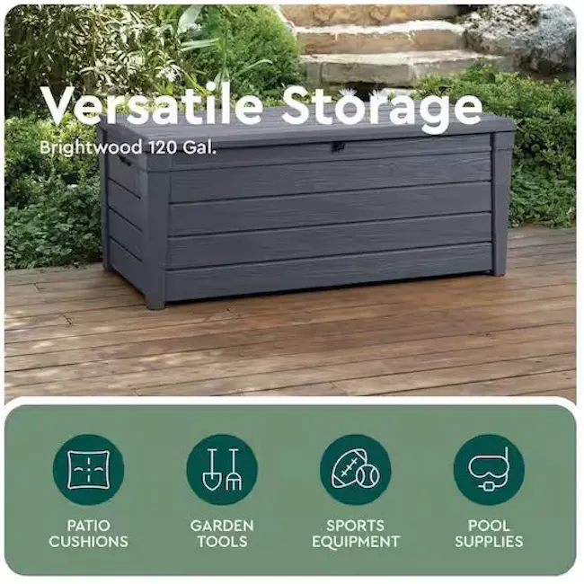 Brightwood Storage Box - Graphite - 6