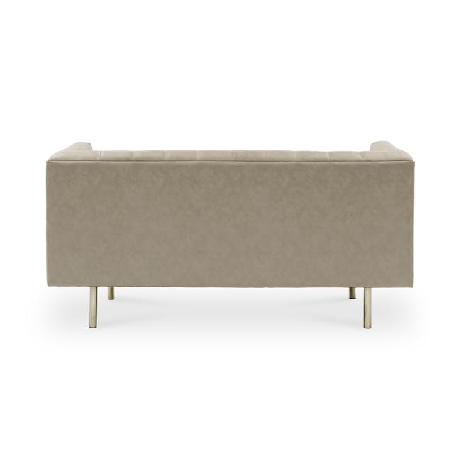(As-is) Cadencia 2 Seater Sofa - Warm Taupe (Faux Leather) - 1 - 14