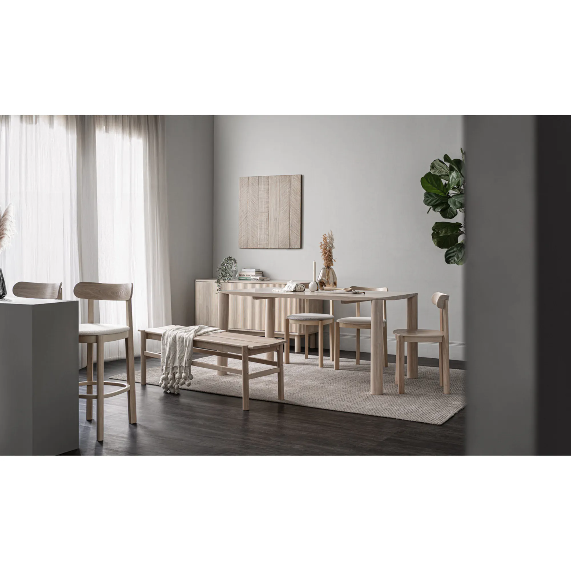 (As-is) Claire Dining Table 1.6m - 11