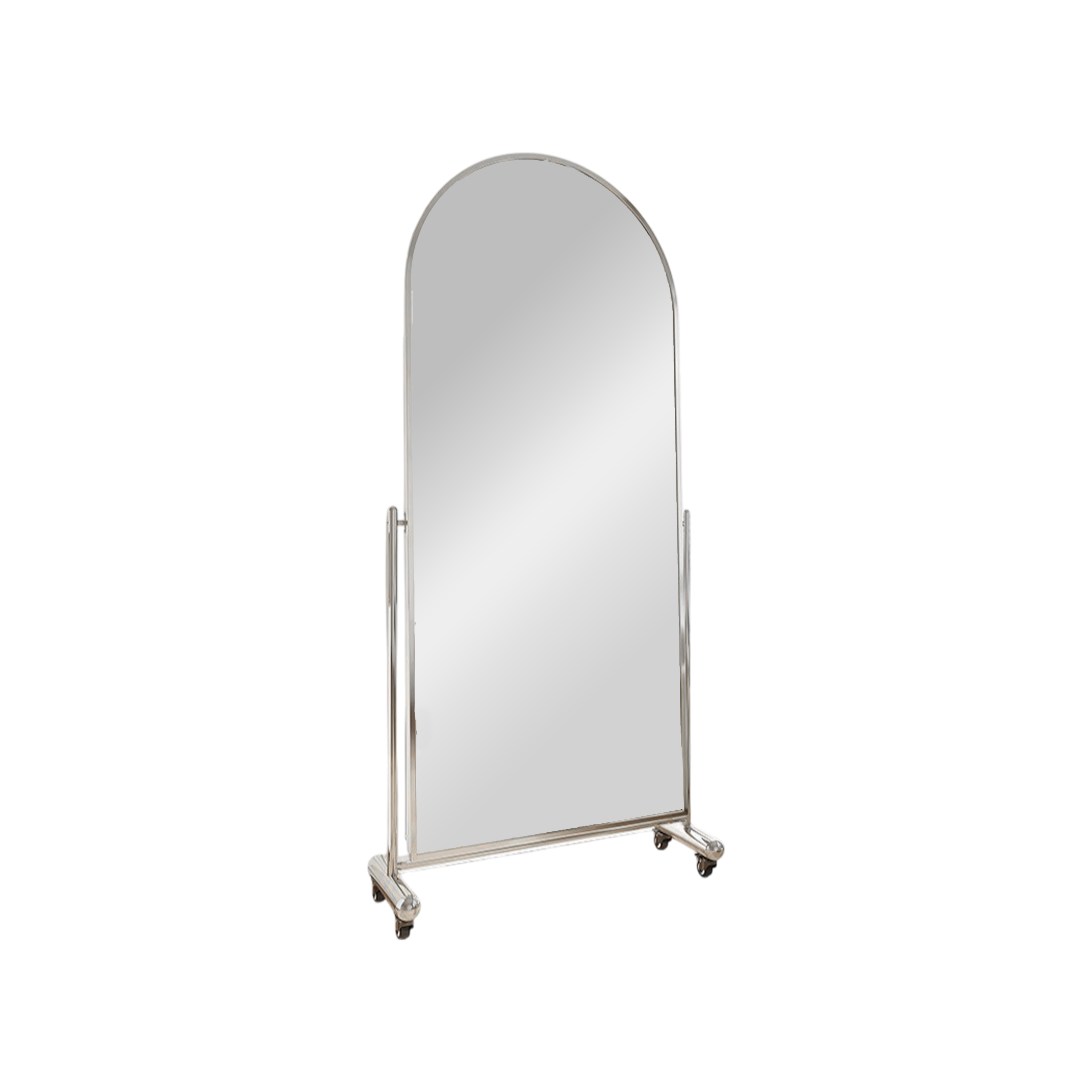 Vega Arched Movable Mirror - Silver