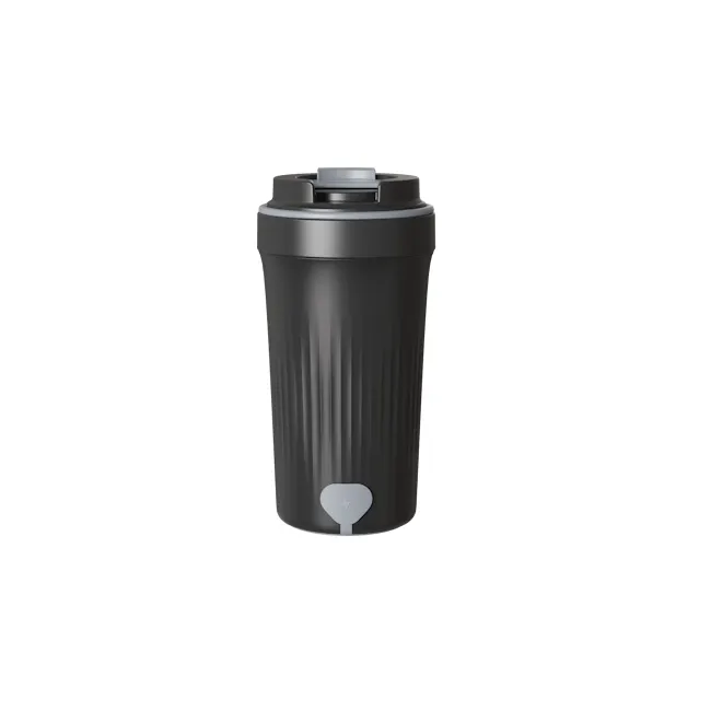 KITH Bevie Electric Travel Milk Frother Tumbler - 2 - 3D rendering, sleek design, cylindrical shape, matte finish, ergonomic