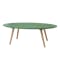 Carsyn Oval Coffee Table - Pickle Green