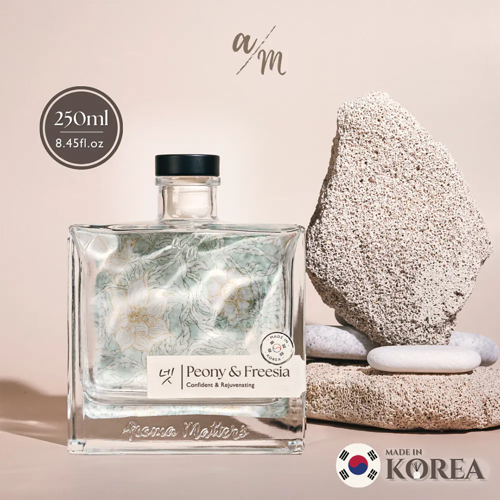 Aroma Matters Reed Diffuser - Peony & Freesia (2 Sizes) - 9 - 250ml, 45fl.oz, Peony & Freesia, Confident & Rejuvenating