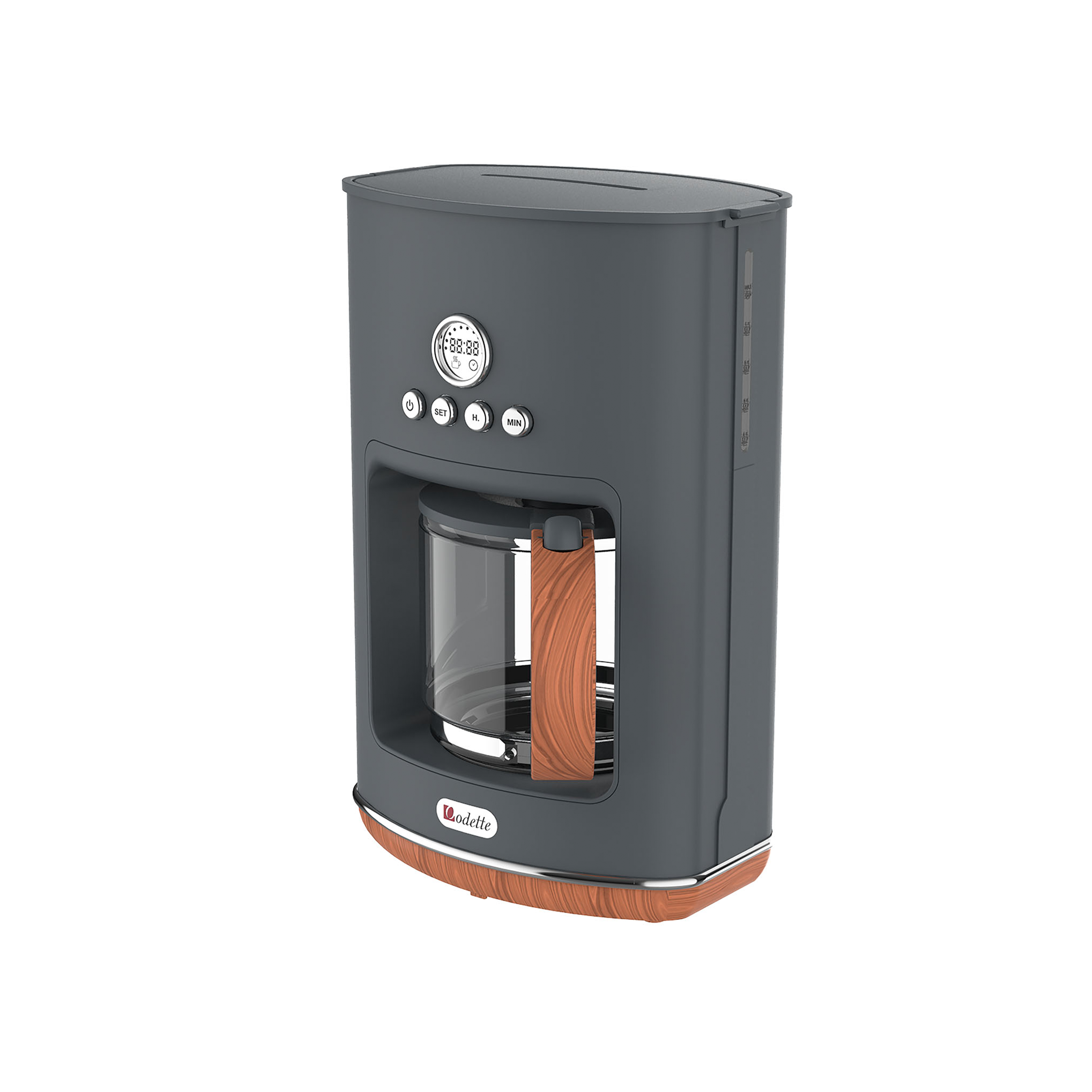 Odette Otto Series 1.5L Programmable Coffee Maker - Grey