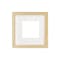12-Inch Square Wooden Frame - Natural