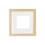 12-Inch Square Wooden Frame - Natural - 0