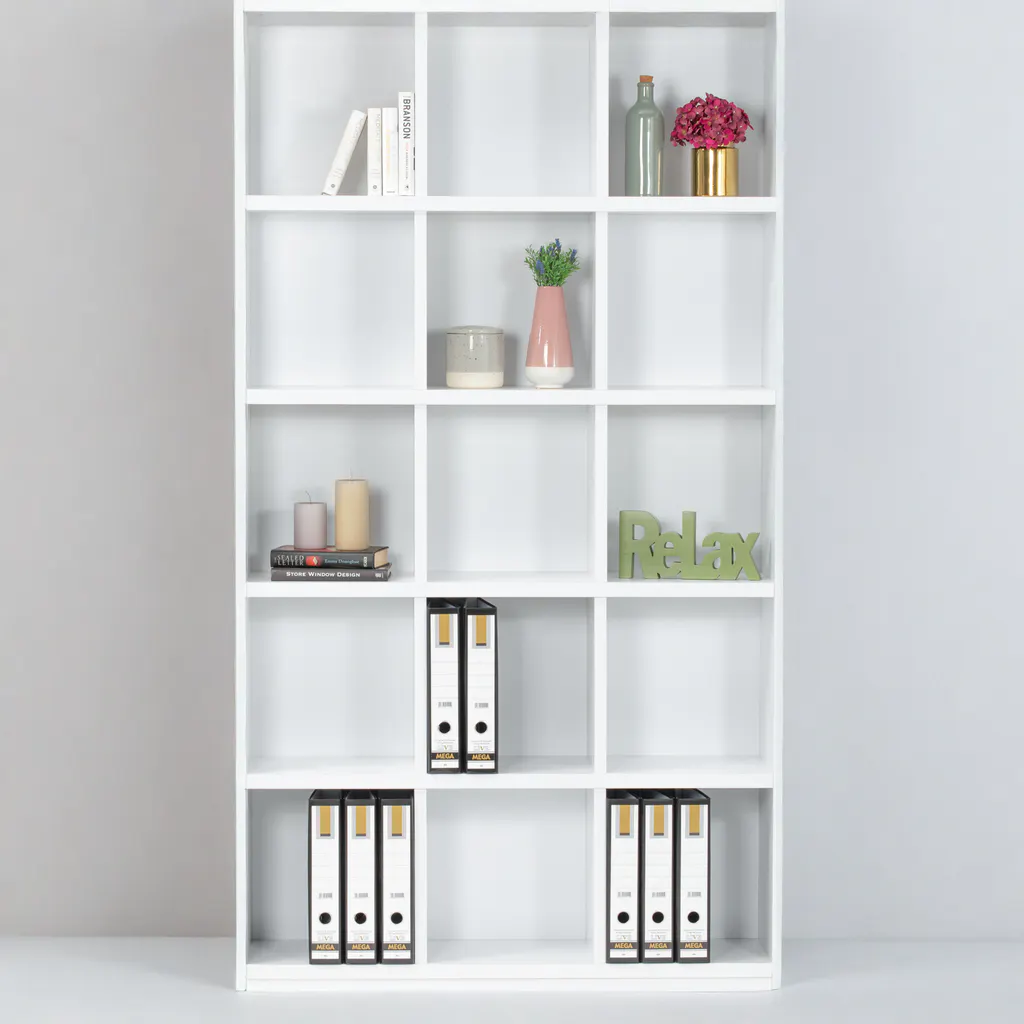 (As-is) Harry 3x5 Shelving Unit - White - 10