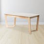 (As-is) Meera Extendable Dining Table 1.6m-2m - Natural, Taupe Grey - 25