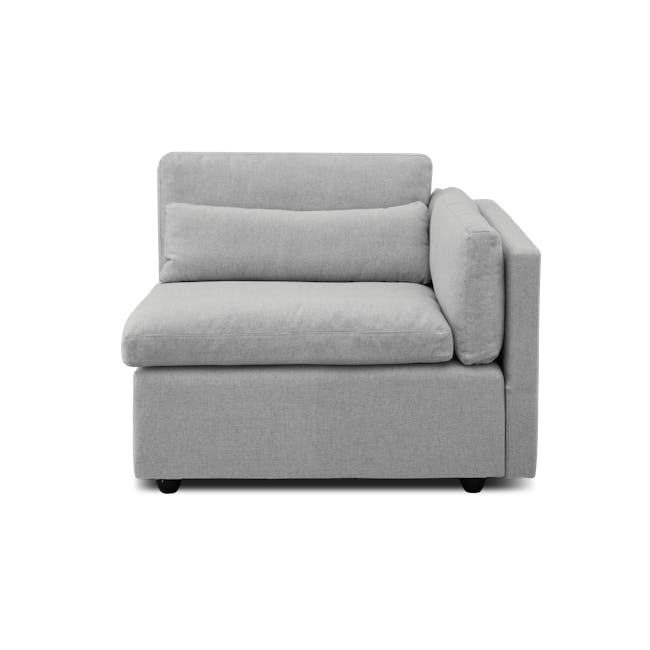 Liam 3 Seater Sofa with Ottoman - Slate - 3