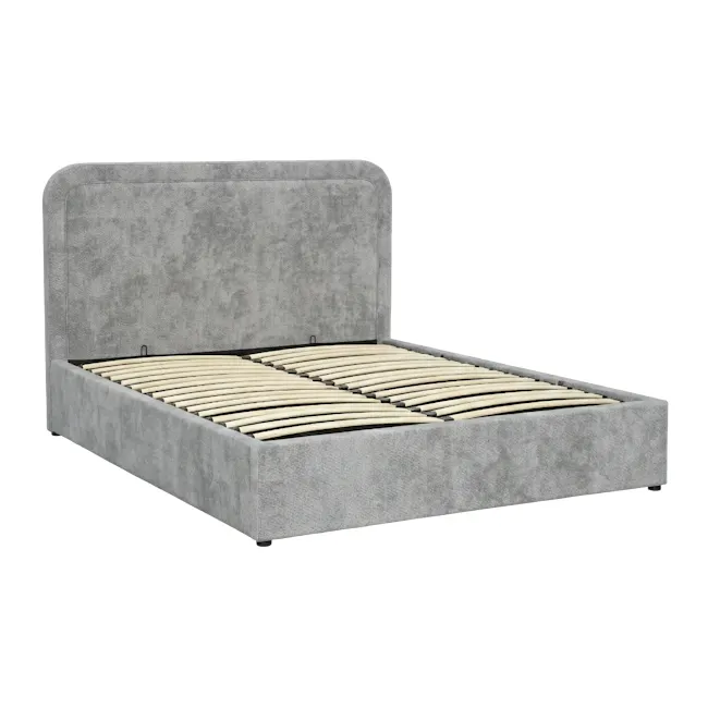 Lumea King Storage Bed - Grey - 15