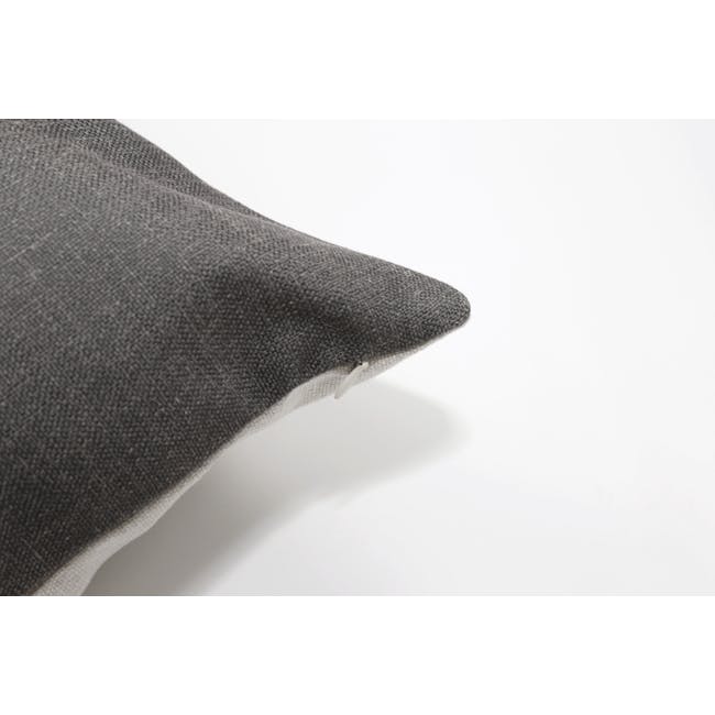 Throw Linen Cushion - Granite Grey - 1
