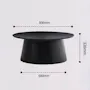 Gadel Coffee Table Set - Black - 7