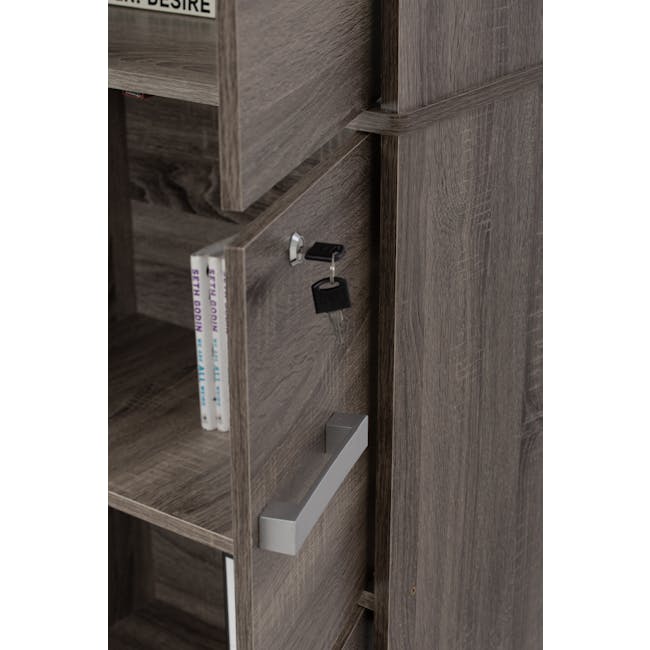 Naya 10 Door Cabinet - Dark Sonoma - 10