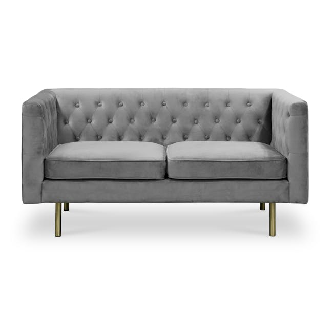 Cadencia 2 Seater Sofa - Anchor Grey (Velvet) - 11