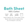 EVERYDAY Bath Sheet - Lilac - 3