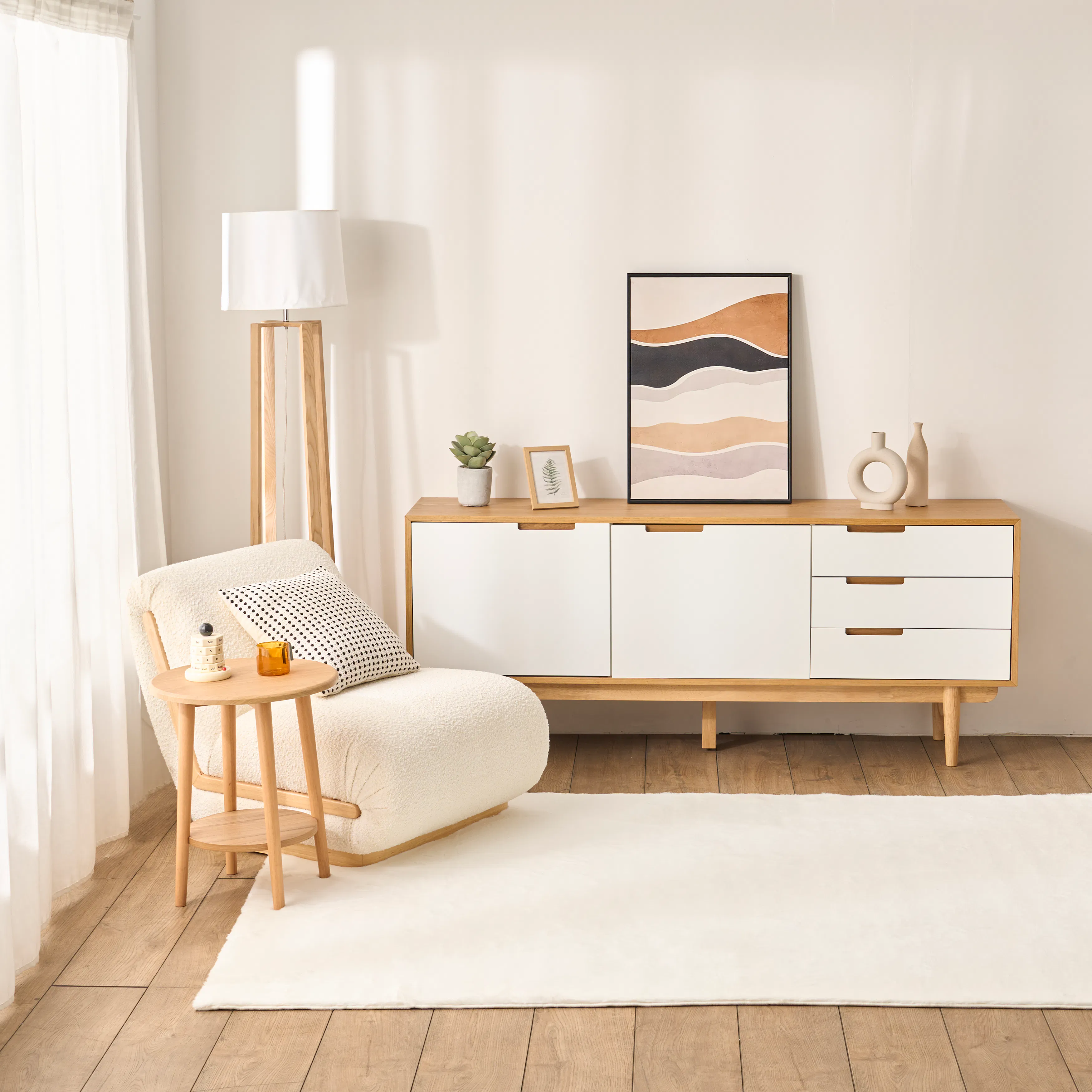 Mae High Pile Rug - Ivory  (3 Sizes) - 10