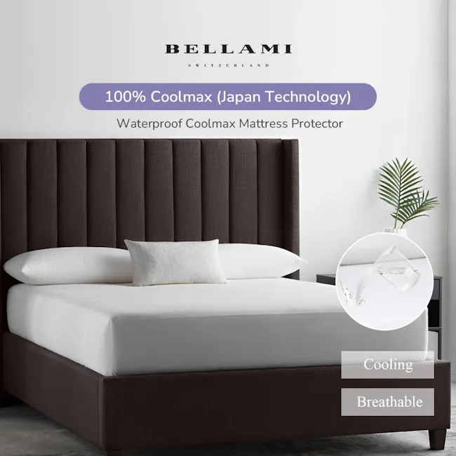 Bellami Coolmax Waterproof Mattress Protector *Japan Technology* (5 Sizes) - 2