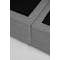 ESSENTIALS King Headboard Box Bed - Grey (Fabric) - 9