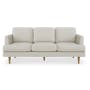 Soma 3 Seater Sofa with Soma Armchair - Sandstorm (Scratch Resistant) - 5