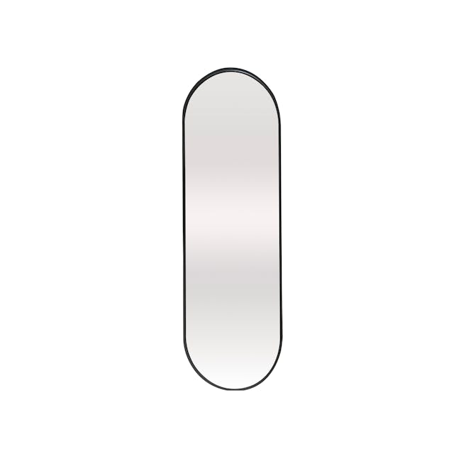 Arvi Oval Full-Length Mirror 40 x 150 cm - Black - 0