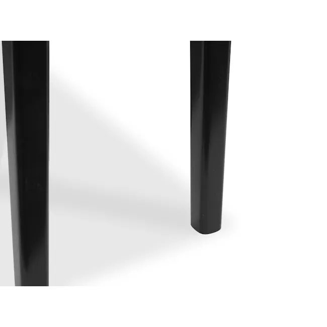 Koa Bench 1.4m - Black Ash - 5 - Black cylindrical object, sleek design, glossy finish, minimalist style, industrial