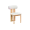 Radley Dining Chair - Oak, Ivory (Faux Leather)