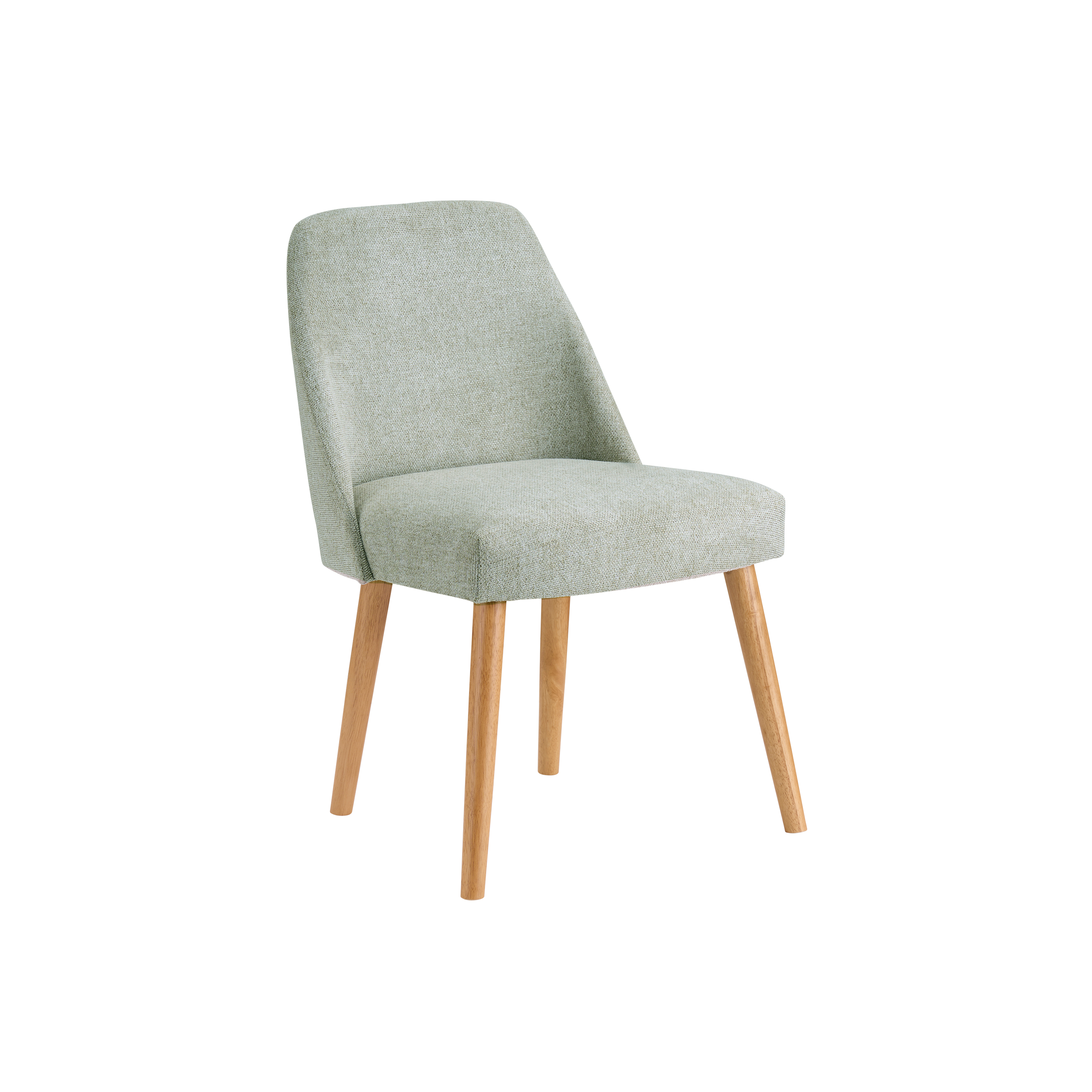 Miranda Chair - Natural, Aqua Green
