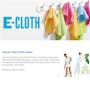 e-cloth Eco Tea Towel / Dish Cleaning Cloth - Blue - 2