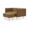 Cadencia 2 Seater Sofa - Tan (Faux Leather) - 3