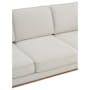 Carter 3 Seater Sofa - Cocoa, Light Beige (Scratch Resistant Fabric) - 6