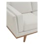 Carter 3 Seater Sofa - Cocoa, Light Beige (Scratch Resistant Fabric) - 8