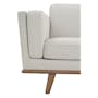 Carter 3 Seater Sofa - Cocoa, Light Beige (Scratch Resistant Fabric) - 3
